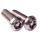 Tornillos Torx M6 x 16 mm, tornillos de cabeza torx de acero inoxidable 304, tornillos de seguridad de cabeza de botón, roscas de mano derecha, métricas, 20 unidades