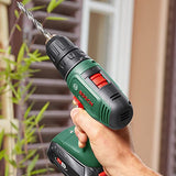 Bosch Home and Garden, atornillador a batería EasyDrill 18V-40 (2 baterías de 2,0.Ah, sistema de 18.V, en maletín de transporte)