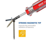 RONMAR Juego de destornilladores Torx magnéticos de 13 piezas, a prueba de manipulaciones de seguridad, T4, T5, T6, T7, T8, T9, T10, T15, T20, T25, T27, T30, T40 (rojo)