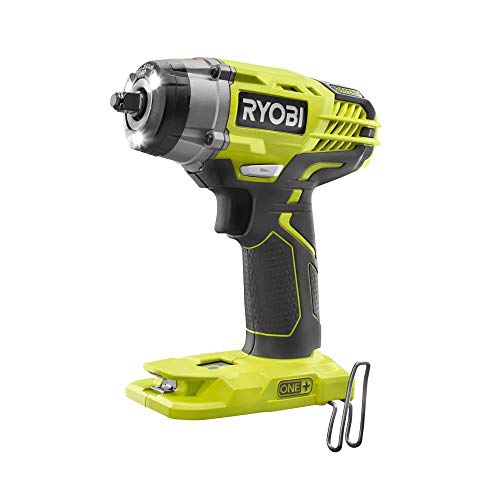 Ryobi Llave de impacto inalámbrica ONE+ de 18 voltios de 3/8 pulgadas. 3 velocidades (solo herramienta) P263