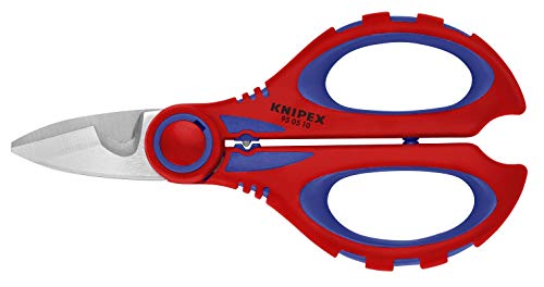 KNIPEX Tools 95 05 10 SBA - Tijeras para electricistas con zona de engaste para férulas, 6.25 pulgadas