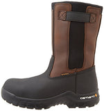 Carhartt Wellington Botas de Piel Impermeables para Hombre, 25 cm, Brown Oil Tan/Black Coated, 10 M US