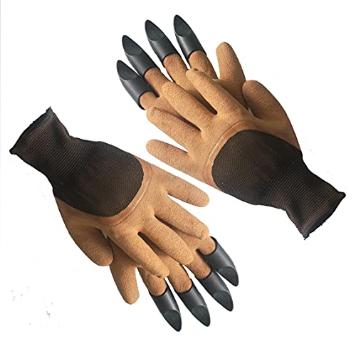 Guantes de garra para dedos de jardín, seguros y cómodos para cavar y plantar, 2 pares de regalos sorprendentes para mujeres y hombres, H-Times