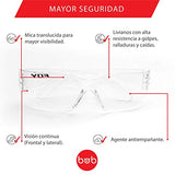 BABY BOB | Paquete de 2 Lentes Médicos Seguridad con Protección Antivirus Antiempañantes, Antirayaduras y Transparentes | Lentes Gogles Quirurgicos Herméticos Industriales Protectores Personales