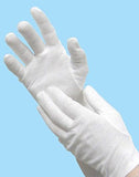 CARA Dermatological Cotton Gloves, Extra Large, 24 Count