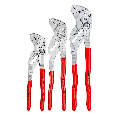 KNIPEX Tools 00 20 06 US2 - Juego de llaves inglesas (3 piezas)