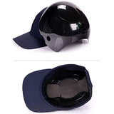 WXJ Gorra Antigolpes Transpirable Y Anticolisión Estilo de Béisbol Tejido de Polialgodón Casco Duro ABS Carcasa Interior Anti-Rotura Tamaño Ajustable Hombres Y Mujeres En Invierno