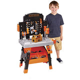 BLACK + DECKER Power Tool Workshop - Build Your Own Tool Box – 75 Realistic Toy Tools and Accessories