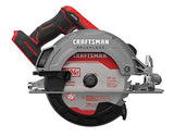 CRAFTSMAN Sierra Circular de 7-1/4 Pulgadas 20V Inalámbrica sin Carbones y sin Bateria Incluida CMCS550B