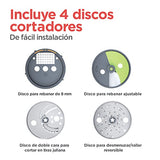 Procesador de alimentos BLACK+DECKER 6 tipos de corte en 1