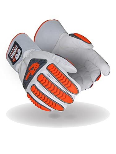 MAGID TRX848XXXL Inferno Series - Guantes de soldador de impacto resistentes al fuego y al calor, talla 12/XXXL, (1 par)