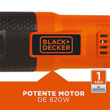 BLACK+DECKER Esmeriladora 4 1/2 Pulgadas con 12 Discos G720K12-B3