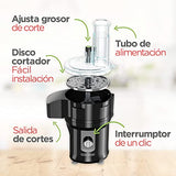 Procesador de alimentos BLACK+DECKER 6 tipos de corte en 1