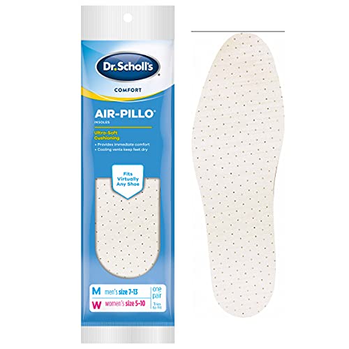 Plantillas Air-PILLO de Dr. Scholl's // Amortiguación ultrasuave y comodidad duradera con dos capas de espuma que se ajustan a cualquier zapato, un par