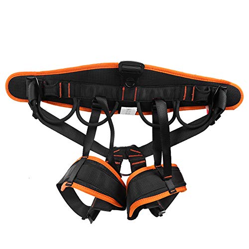 Cinturón de seguridad con soporte lumbar Arnés de medio cuerpo Anticaída para rescate Escalada Montañismo en cueva, Soporte de cintura Arnés de protección de trabajo aéreo Ajustable