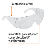 Truper LEN-ST, Lentes de seguridad, mica transparente, Safe