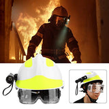 Casco de casco duro para rescate de emergencia, equipo de protección personal, faro y gafas con faro