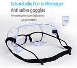 Gafas De Seguridad Virus, Gafas De Visión Completa Antivaho Transpirable A Prueba De Polvo Multifuncional Cerrado para Usuarios De Gafas Química De Laboratorio