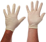 KZ Industrial 05033 jobguard multiusos guantes de látex, sin polvo, extragrande, 100 unidades), color blanco