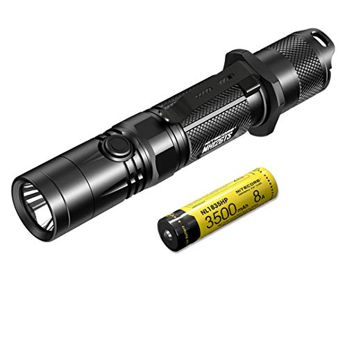 Nitecore MH12GTS - Linterna Recargable USB de 1800 lúmenes, Color Negro