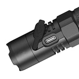 Nitecore MH10 V2 - Linterna recargable tipo C de 1200 lúmenes con cargador de pared Eco-Sensa USB rápido de 3 amperios