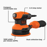 beyond by BLACK+DECKER Lijadora de órbita aleatoria, 5 pulgadas, 2.4 amperios (BDERO200AEV)