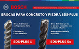 Bosch 2608685958 Brocas para Mampostería y Hormigón SDS Max-4 Drill Bit, Plata, 1/2" x 8" x 10", 1 Unidad