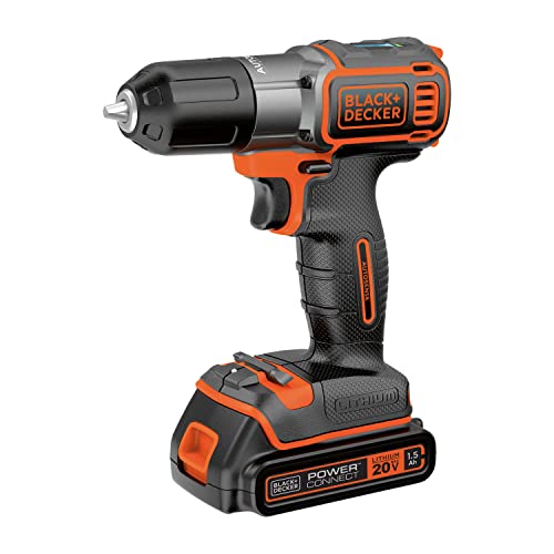 BLACK+DECKER Taladro/Atornillador 20V MAX* 3/8 Pulgadas BDCDE120C