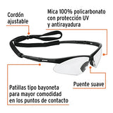 Truper LESP-ST, Lentes mica clara antiempaño con sujeta lentes, Sport