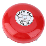 Campana de alarma contra incendios, CB-6B Campana de alarma eléctrica de 95dB 150 mm / 5.9in Campana de alarma Campana de alarma de seguridad para la escuela Hogar Fábrica(AC 110V)