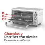 Horno con freidora de aire BLACK+DECKER extra amplio