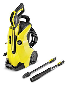 Kärcher K 4 Full Control Vertical Eléctrico 420l/h 1800W Negro, Amarillo pressure washer - Limpiador de alta presión (Vertical, Eléctrico, 6 m, Negro, Amarillo, 420 l/h, 130 barra)