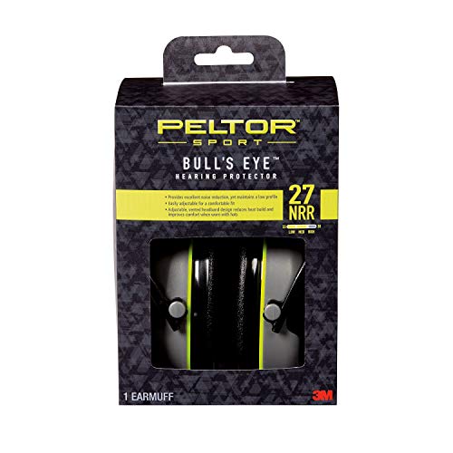 Peltor Sport Shotgunner II protector auditivo de perfil bajo, 27 NRR, Negro