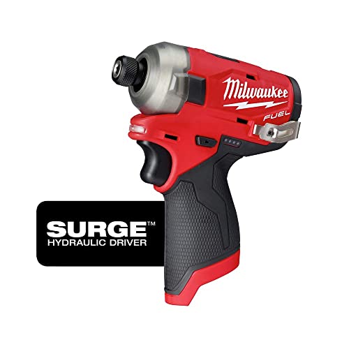 Milwaukee 2551-20 M12 - Controlador hidráulico hexagonal inalámbrico de iones de litio (1/4 pulgadas, solo herramienta)