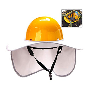 WXJ Sombrero de ala Grande Sombrero Duro Seguro Laboral Protector Solar Hombres Y Mujeres En El Sitio Varios Colores Disponibles Resisten Los Rayos UV Cascos de ABS De Alta Resistencia Construcción