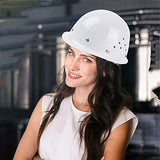 Casco de construcción de seguridad Casco de seguridad - Ventilador de verano Casco de protección laboral de electricistas para construcción de líderes de ingeniería de construcción y construcción Prop