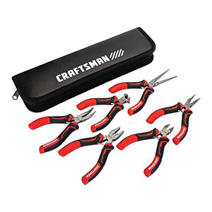 CRAFTSMAN CMHT81716 juego de 6 mini alicates con bolsa