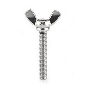 Tornillo de máquina M5, tornillo de ala con acero inoxidable 304, tornillos de mariposa de mariposa Pernos Sujetador de máquina de perno de ala para accesorio de herramienta de reparación(M5*40mm)