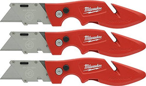 Milwaukee 48-22-1901F Fastback Flip Open Utility Knife Set (3 Pack)