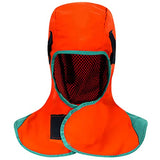 Soldadura Hood Soldador Cuello Protección Cubierta resistente al calor Cuadrito de hombro para cascos de soldadura Herramientas de soldadura electrónica de naranja