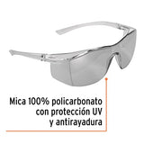 Truper LEN-LEP, Lentes de seguridad, mica espejo plata, Ultralite