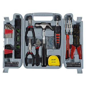 Stalwart 75-6037 Household Hand Tools, 130 Piece Tool Set