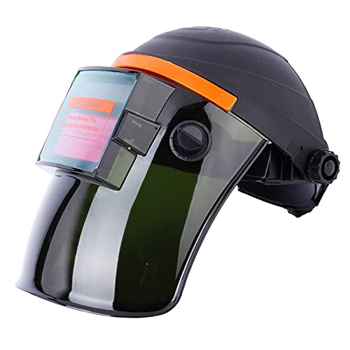 Casco de soldadura de oscurecimiento automático, de soldador, gafas de soldador de plástico, casco para pulir con chorro de arena