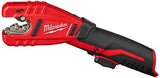 Milwaukee 2471-20 M12 - Cortador de tuberías y tuberías de cobre (500 rpm, batería no incluida, solo herramienta de alimentación)