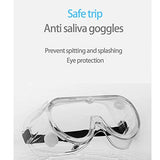 Gafas De Seguridad Virus, Gafas De Visión Completa Antivaho Transpirable A Prueba De Polvo Multifuncional Cerrado para Usuarios De Gafas Química De Laboratorio