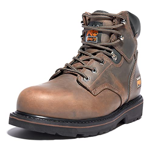 Timberland ProPit Boss Botas con puntera de acero para hombre, 15.24 cm, Marrón, 10 D(M) US