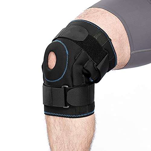 SEVEN MINE Rodillera Ortopedica Mecánica (1 Pieza) con Apoyo Rotuliano y Varillas Laterales Móviles de Duraluminio Para Estabilizar La Articulación de la Rodilla Para Hombres Y Mujeres (M)