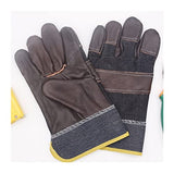 Chaqueta de soldadura Guantes de soldador de cuero duradero resistente al fuego Guantes de soldador de cuero Guantes de seguridad Guantes de seguridad for soldadura Herramientas manuales de trabajo Gu