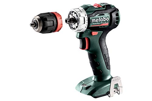 Metabo - Taladro compacto sin escobillas Powermaxx de 12 V (601039890 12 BL Quick Bare), línea de 12 V