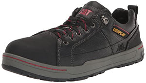 Caterpillar Men's Brode Steel Toe Work Shoe,Black Leather,8.5 M US